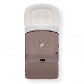 Конверт зимний меховой Nuovita Alaska Bianco Cappuccino/Капучино (Nuovita, NUO-ALAB_2491)